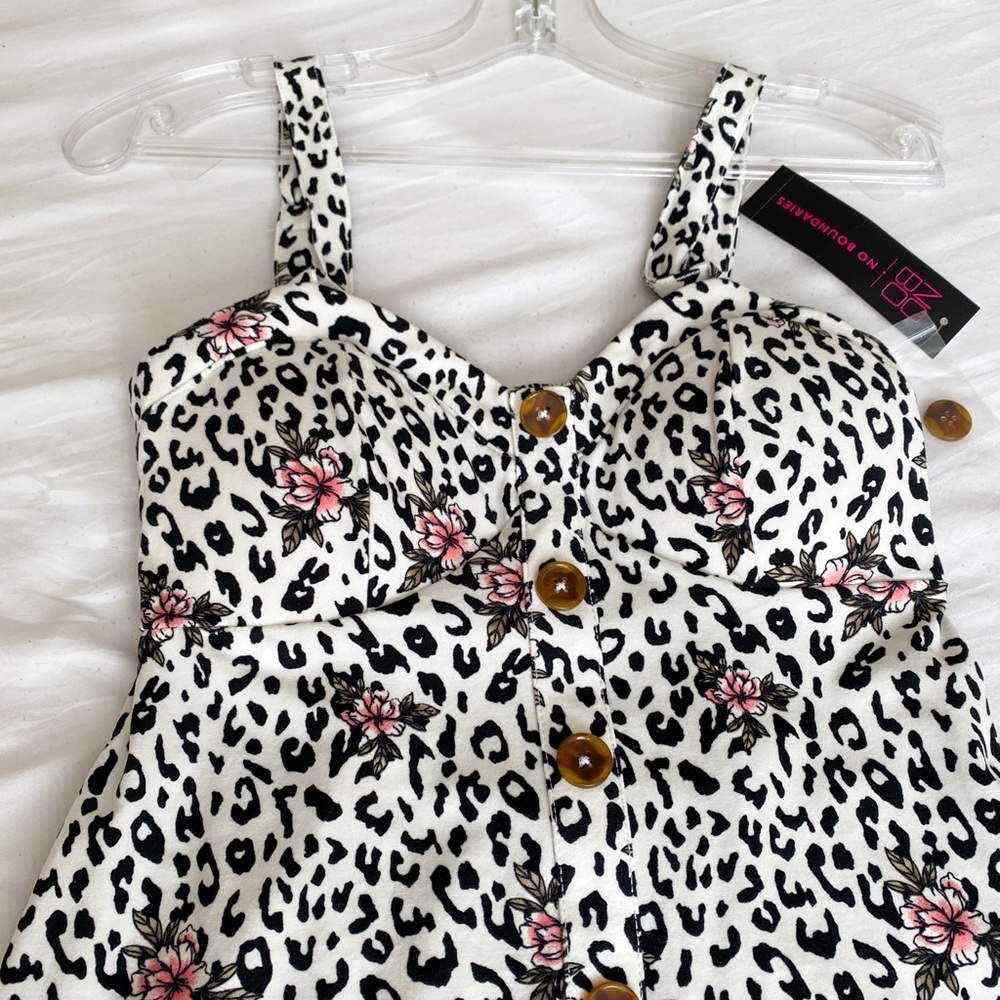 NO BOUNDARIES (LEOPARD/FLOWER PATTERN)SMALL DRESS